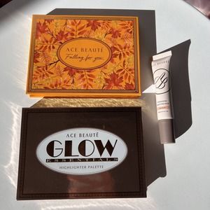 Ace Beaute Makeup Bundle Eyeshadow Palette Highlighter Palette, Eyeshadow Primer